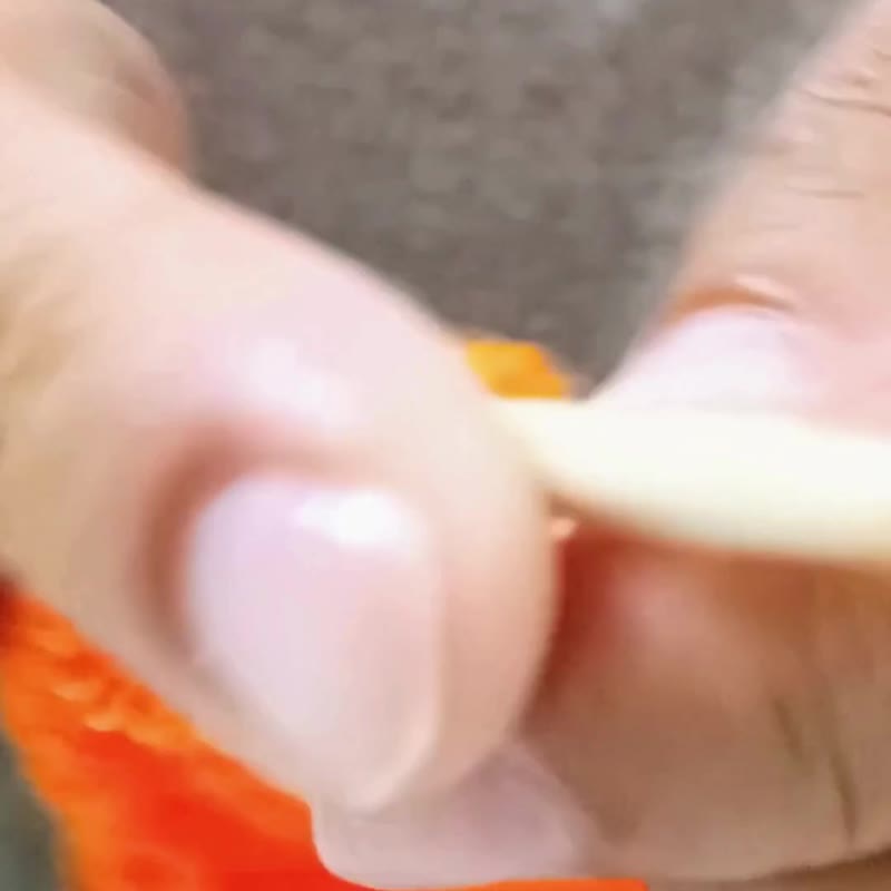 手工編織・手工縫製 圍巾 可愛的 女性的 男女通用的 情侣 禮物 - 圍巾/披肩 - 其他材質 橘色