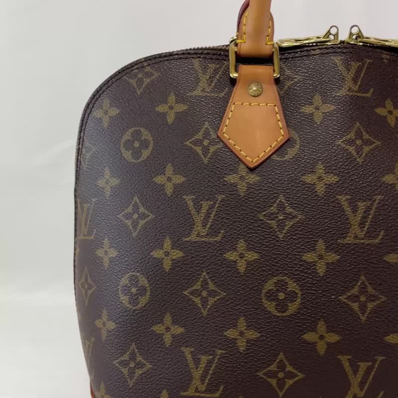 Louis Vuitton ルイヴィトン アルマPM モノグラム ハンドバッグ M51130 PVC レザー - 手提包/手提袋 - 真皮 咖啡色