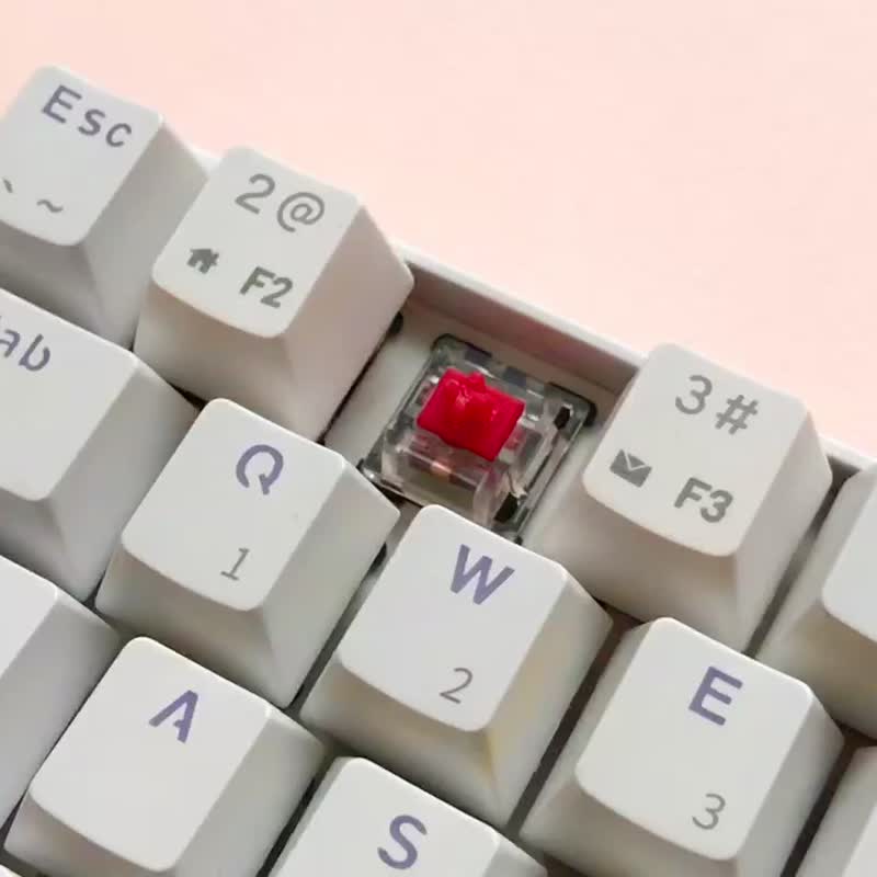 【キャラメルトースト】キーキャップ  (メカニカルキーボード, Cherry MX軸) - PCアクセサリー - 粘土 オレンジ