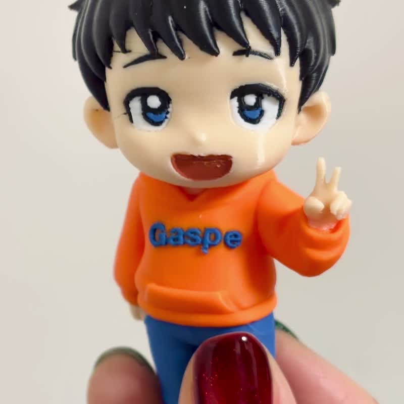 Custom Cartoon 3D Printing Mini Me Figurine - ตุ๊กตา - พลาสติก สึชมพู