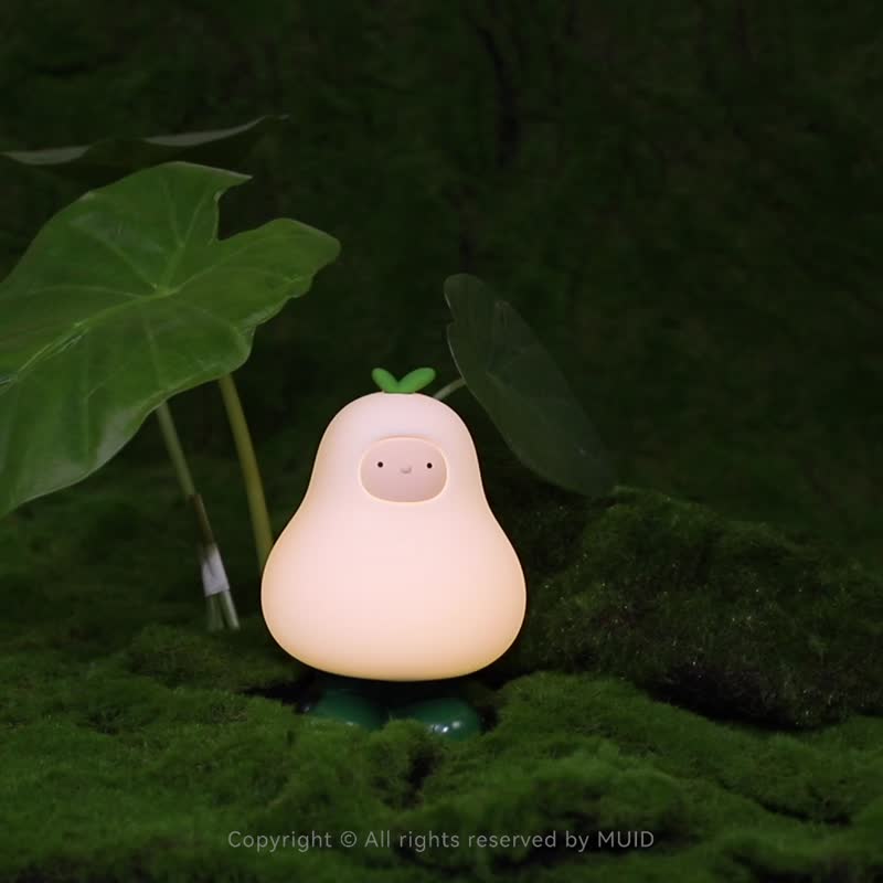 BABY PEAR NIGHT LAMP - Lighting - Plastic Green