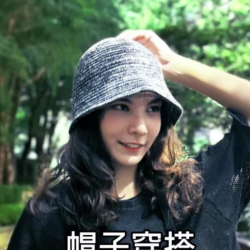 bonnet-style hat - หมวก - ผ้าฝ้าย/ผ้าลินิน 