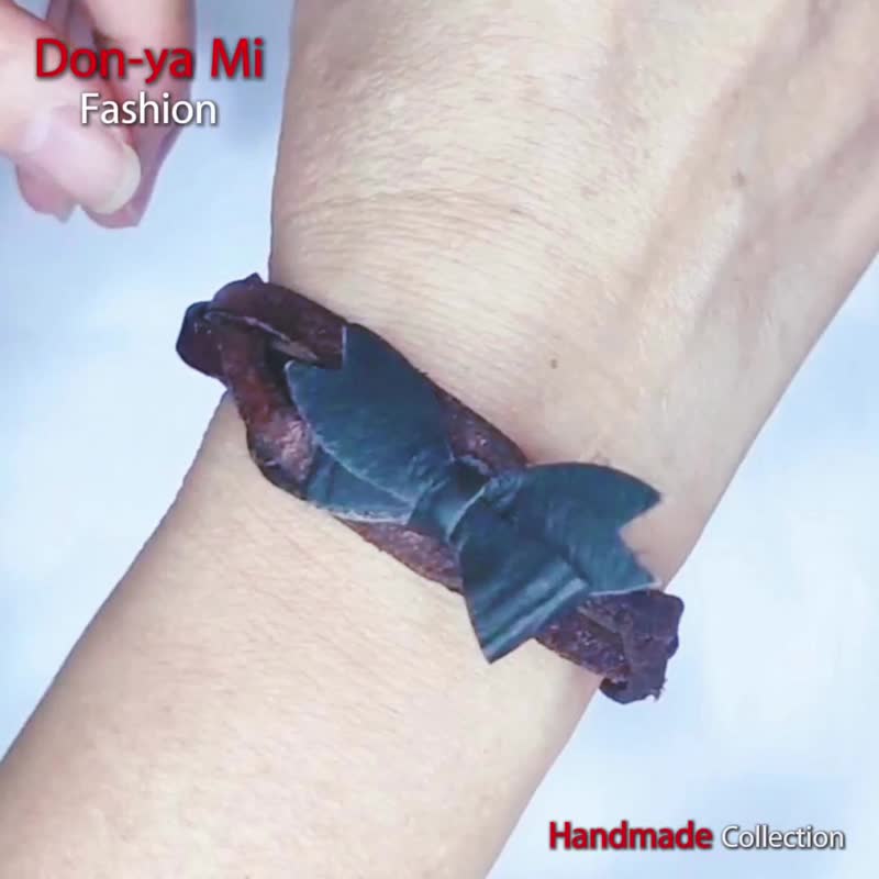 Three-Strand Braided Leather Bracelet / DIY Kit - Customizable for Leather Carving/Painting - Suede or Top-Grain Leather Options - - Leather Goods - Genuine Leather 