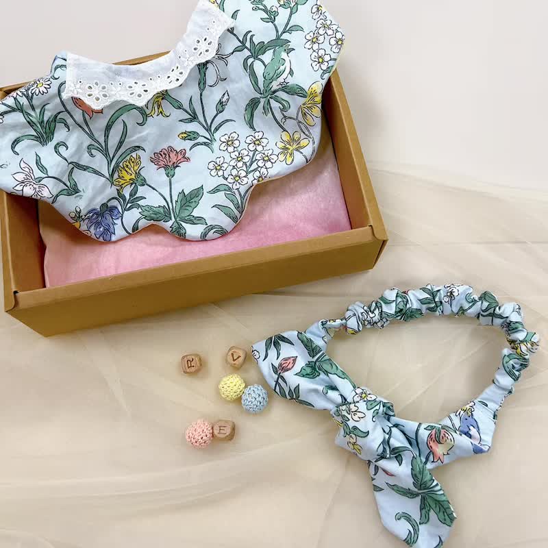 Birds singing and flowers fragrant Full-Month Shower Gift Box - ของขวัญวันครบรอบ - ผ้าฝ้าย/ผ้าลินิน หลากหลายสี