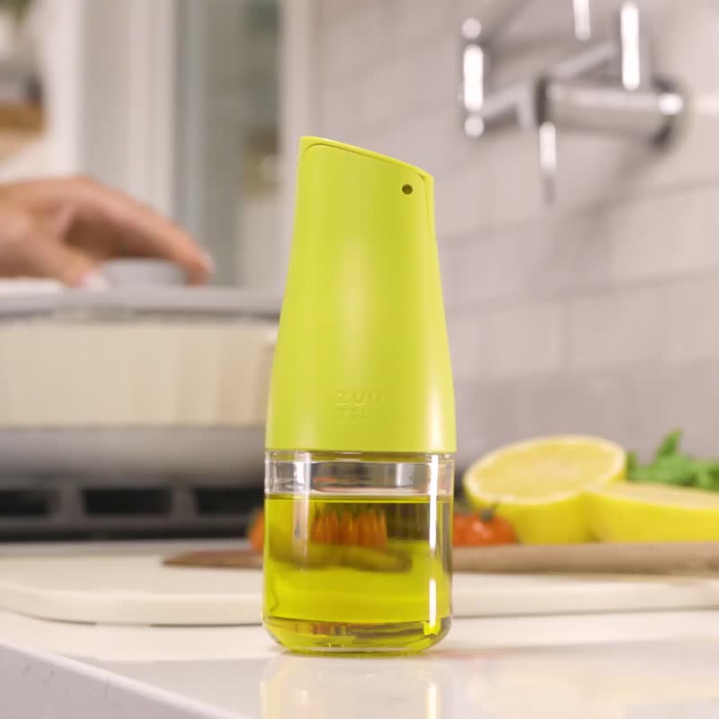 加拿大ZUUTii  迷你自動開蓋油醋瓶  2入組 - 調味瓶/調味架 - 玻璃 多色