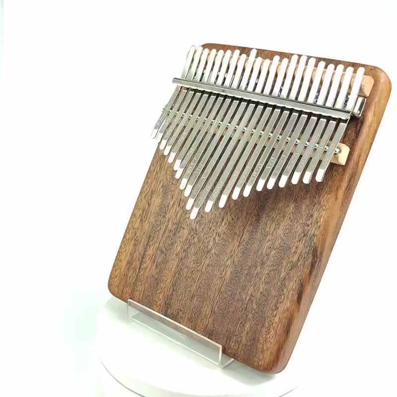 台灣牛樟(閃花)拇指琴/21音拇指琴/KALIMBA - 吉他/樂器 - 木頭 咖啡色