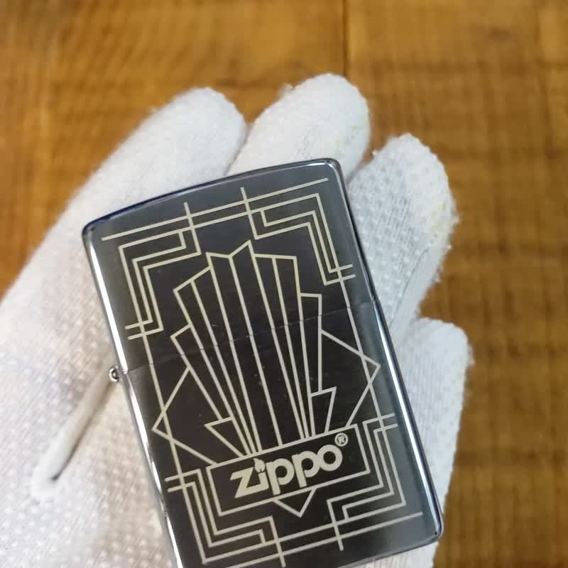 [ZIPPO official flagship store] Classic decorative design windproof lighter 49206 - Other - Other Materials Silver