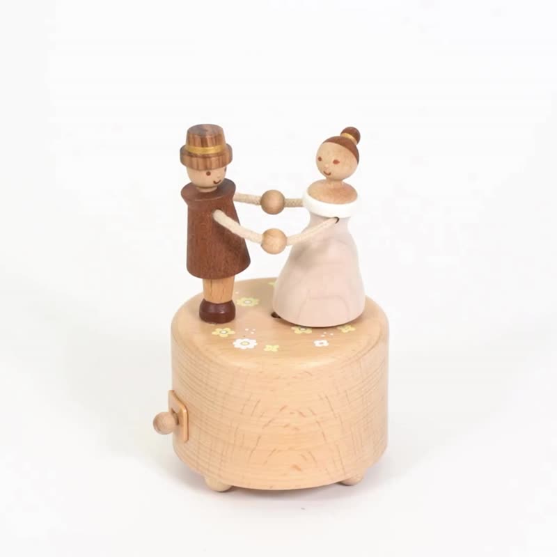 【Dance】Wiggled Moving Music Box | Wooderful life - ของวางตกแต่ง - ไม้ หลากหลายสี