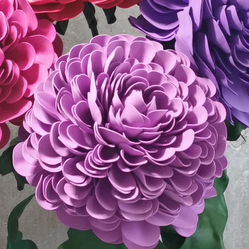 Set of 5 Huge Flowers. Wedding Backdrop. Giant Bouquet. Event Luxury Flowers - Other - Other Materials 