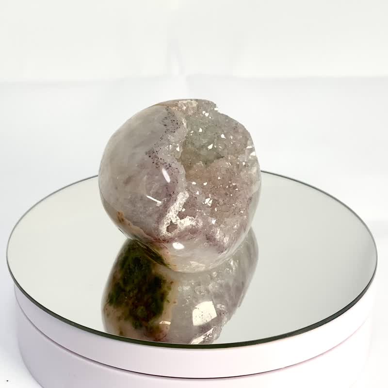 烏拉圭拋光異象錢袋 090291 - 擺飾/家飾品 - 水晶 紫色