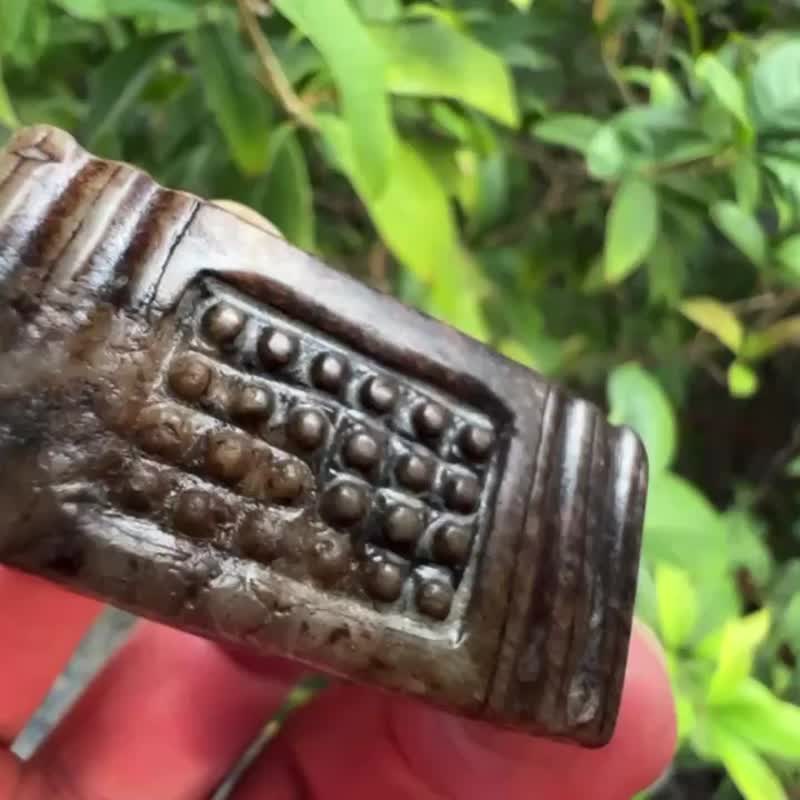 戰國谷紋玉琮 良渚文化 新石器 交化期 高古玉 古玉 穀紋 臥蠶紋 - 擺飾/家飾品 - 玉石 多色