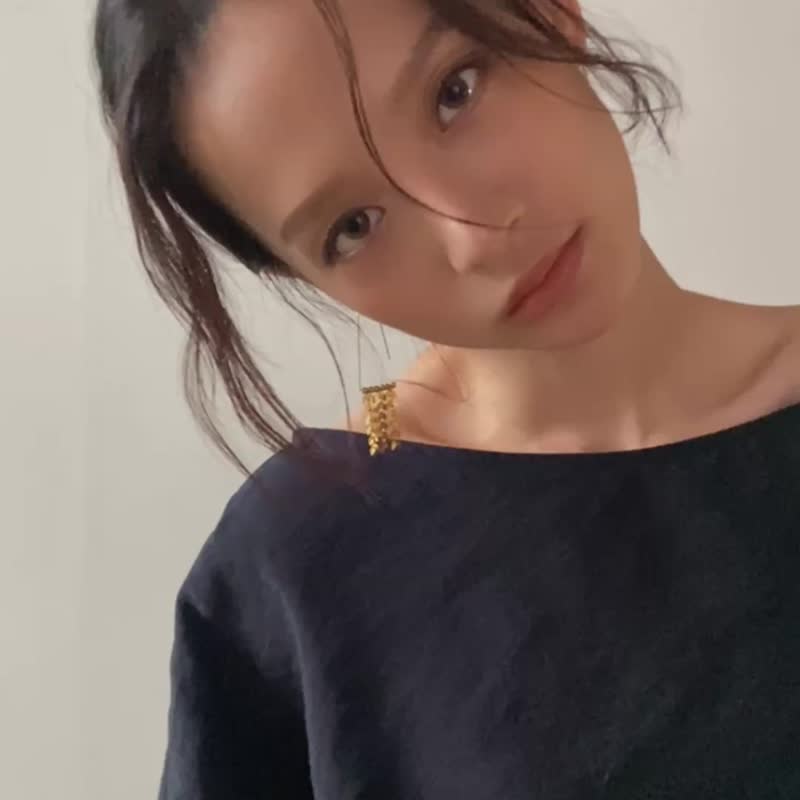 PRIDE 系列 - 無色彩虹 * LGBT 遊行 彩虹 黃銅 耳針 耳環 - 耳環/耳夾/耳骨夾 - 銅/黃銅 金色