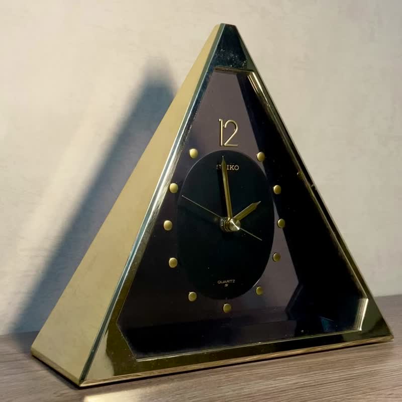 Seiko Pyramid Clock - Clocks - Other Materials Gold