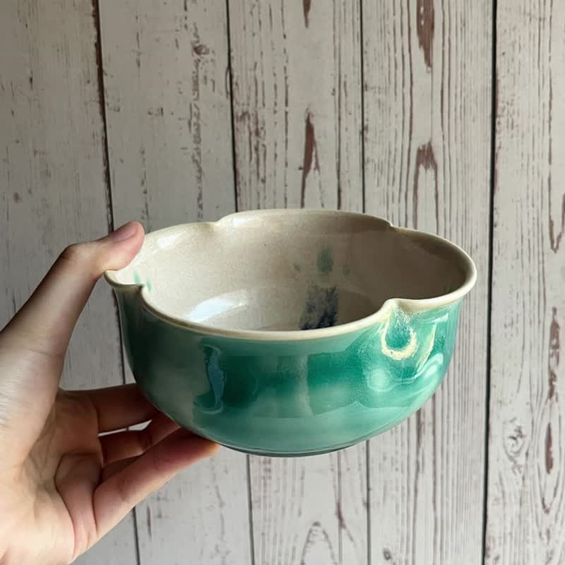 手拉胚陶碗 陶瓷碗 陶藝 陶器 教師節禮物 - 碗 - 陶 多色