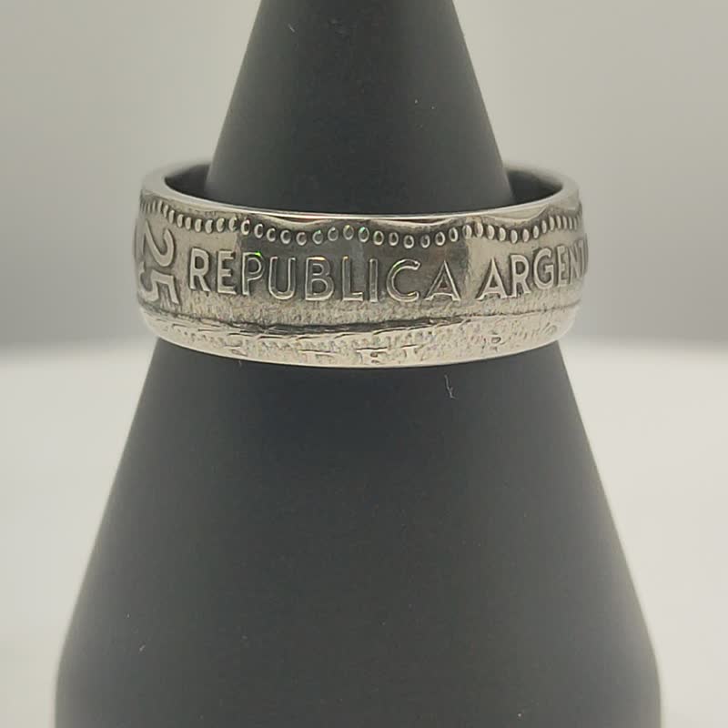Argentina Coin Ring 25 pesos 1964-1968 coin rings for men coin rings for women - 戒指 - 其他金屬 