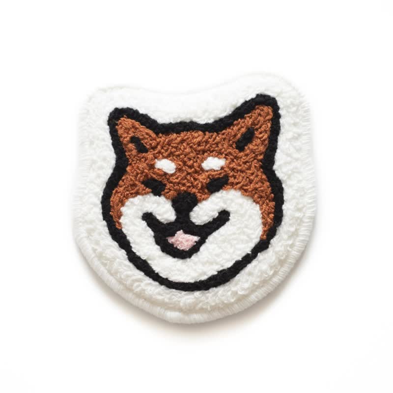 Customized mini dog head rug - Other - Other Materials 