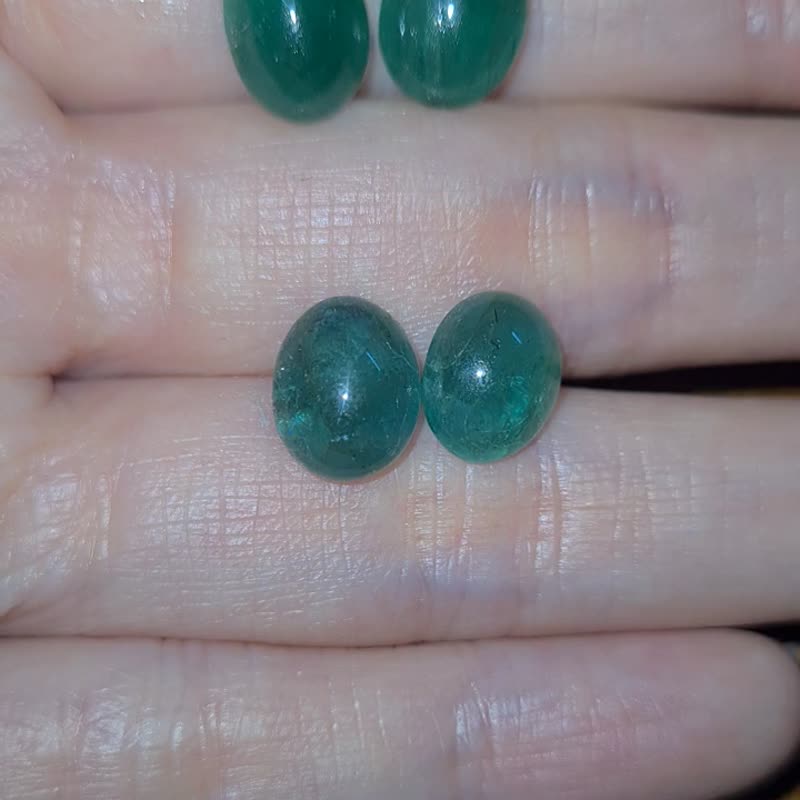 用於 DIY 珠寶的天然贊比亞祖母綠 - 金工/飾品 - 寶石 綠色