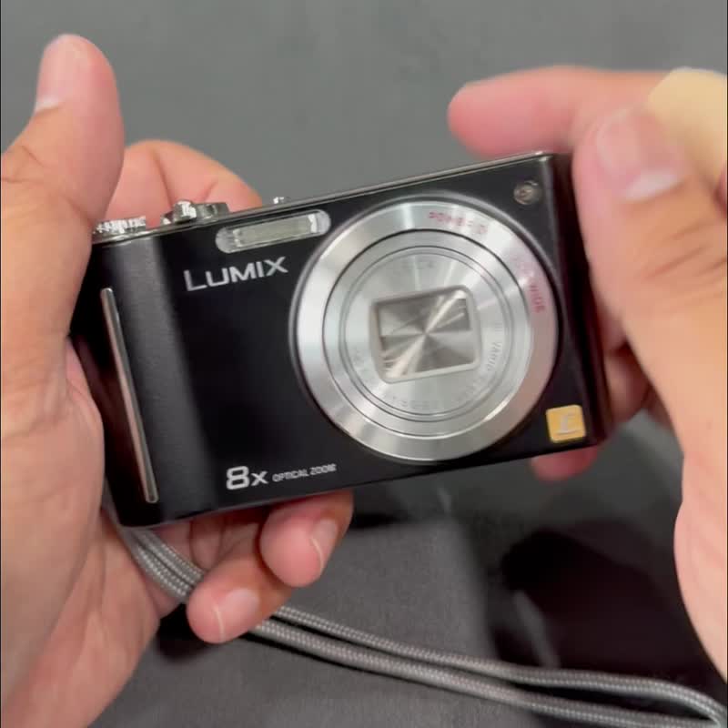 CCD ultra-thin pocket camera Panasonic LUMIX DMC ZR1 overall 80% new - กล้อง - พลาสติก สีดำ