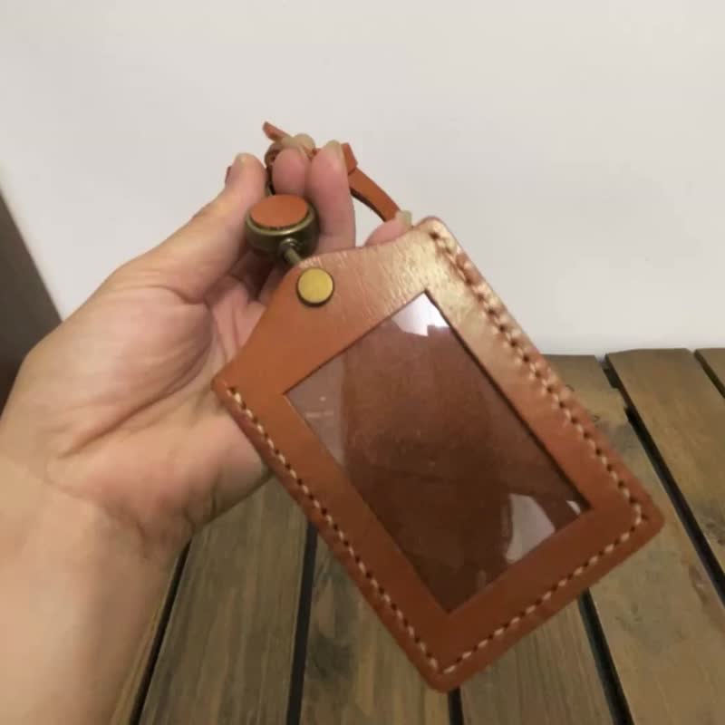 Custom Leather ID holder // ID Holder Leather Lanyard // ID Pass Holder -  Shop underkini ID & Badge Holders - Pinkoi