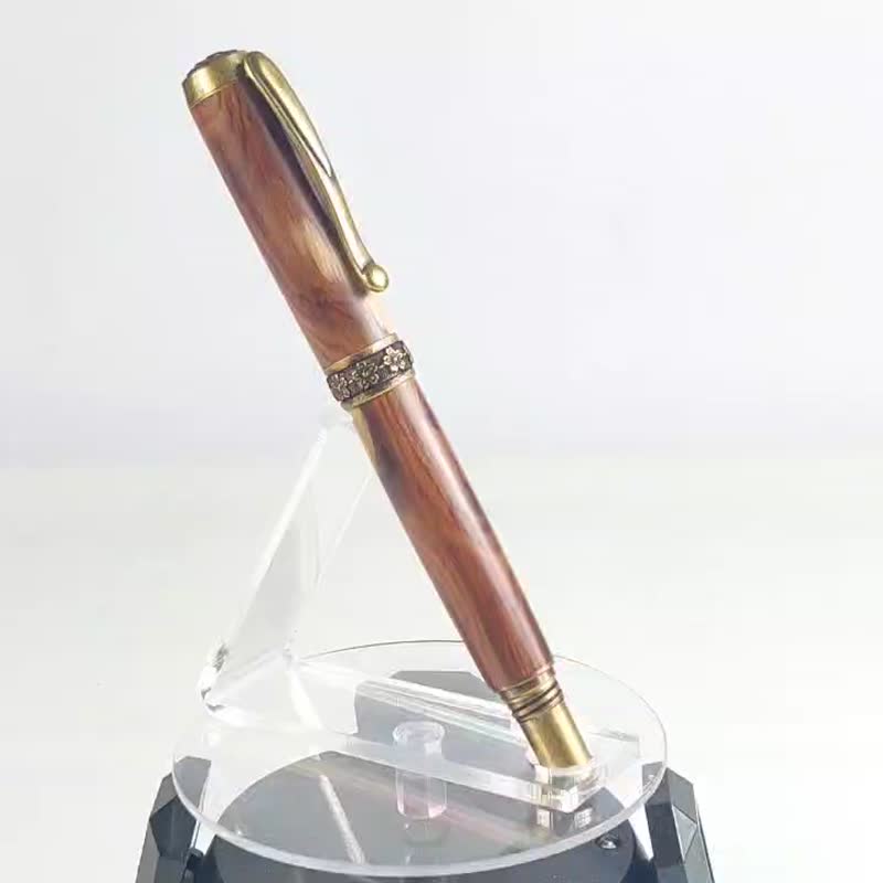 Red rosewood pen/handmade pen/KOBE handmade pen - กีตาร์เครื่องดนตรี - ไม้ 