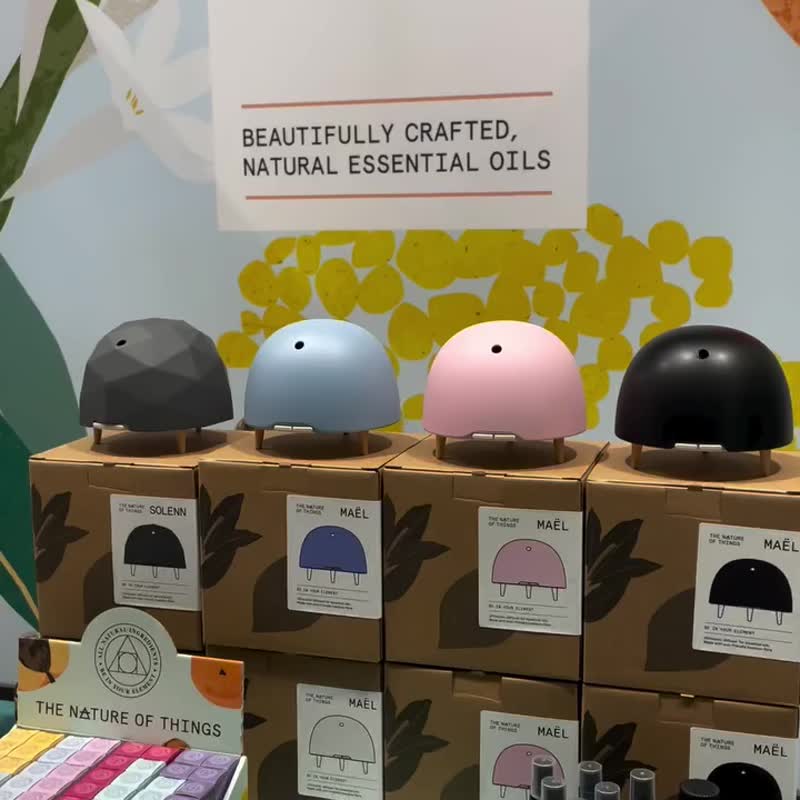 Mael水母智慧水氧機香氛儀-石墨黑 - 香氛/精油/擴香 - 木頭 