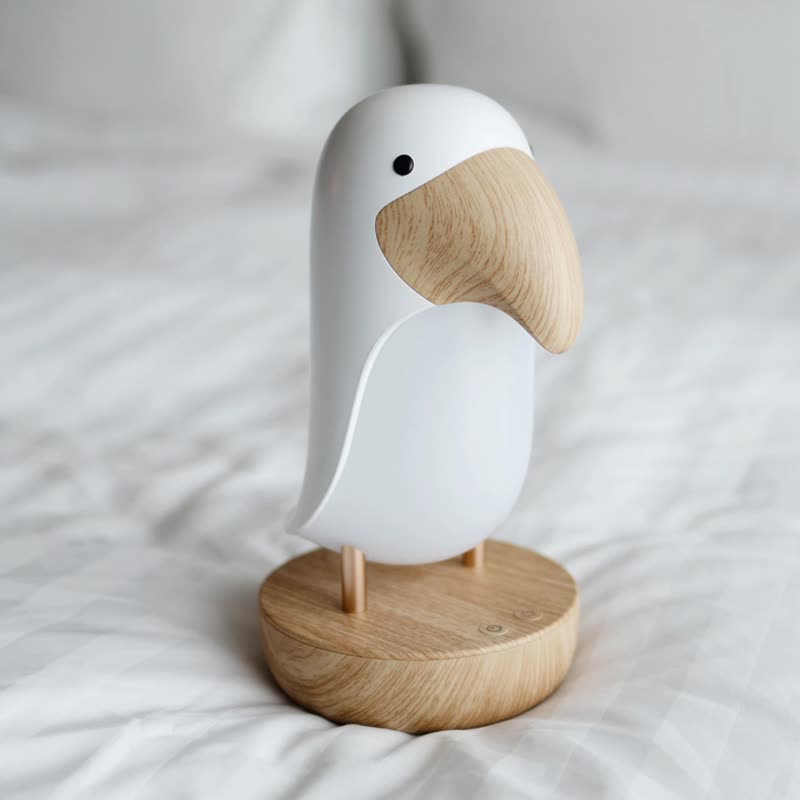 Natural Bird 質感療癒系USB充電夜燈 | 風格氛圍禮物包裝 - 燈具/燈飾 - 塑膠 白色
