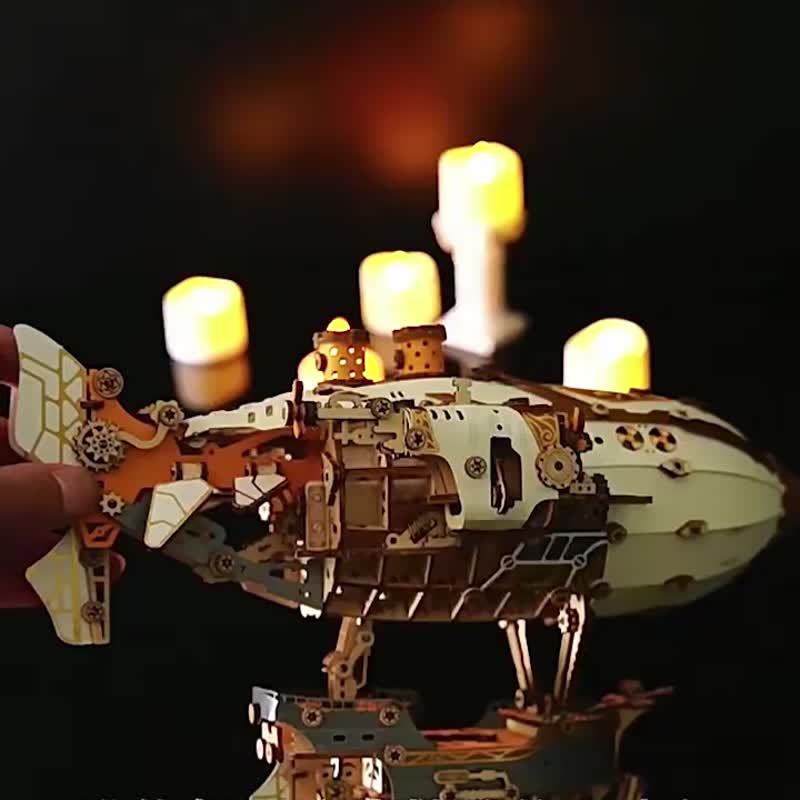 奇幻興登堡飛空艇 - 3D手工模型 - 其他 - 紙 
