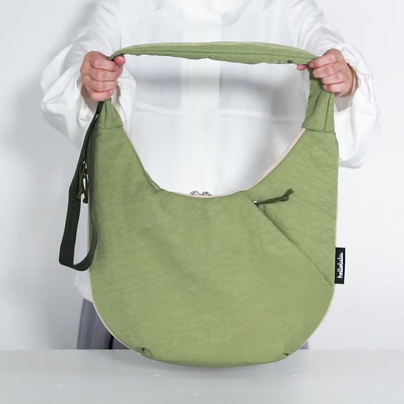 バッグ liju Canvas Sling Bag green バッグ liju Canvas Sling Bag green バッグ liju Canvas Sling