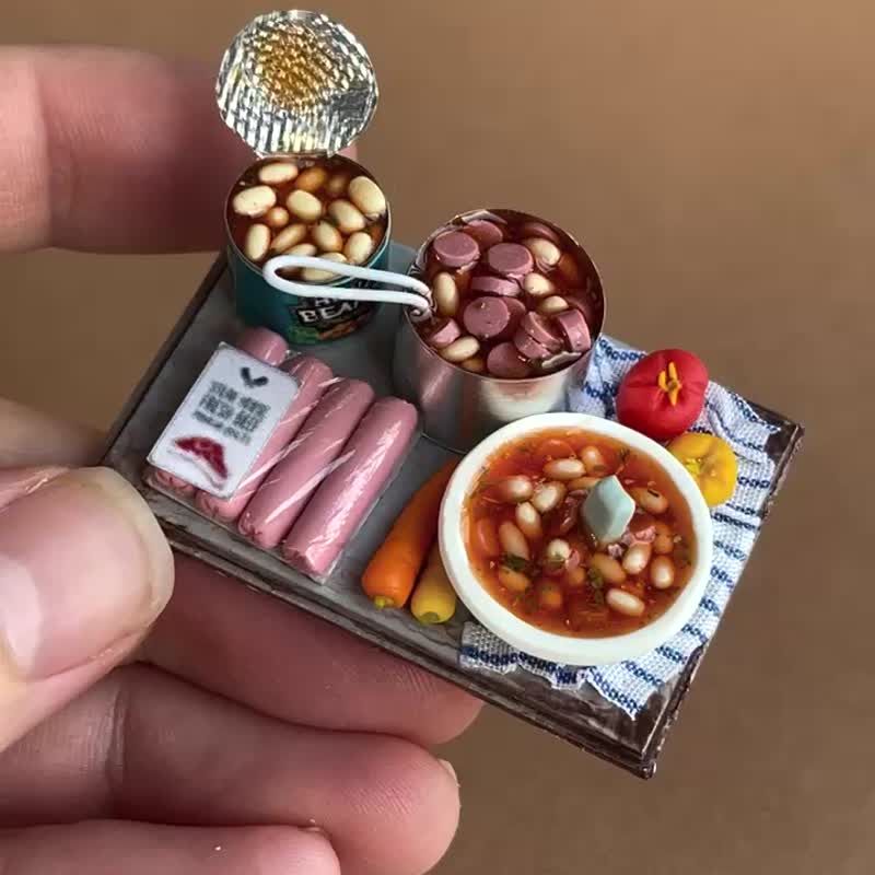 Kitchen miniature for Dollhouse - 公仔/玩偶 - 其他材質 多色