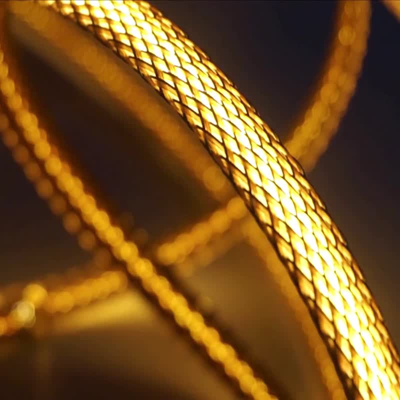 柔氛光織帶 - 金橡木 - 燈具/燈飾 - 塑膠 金色