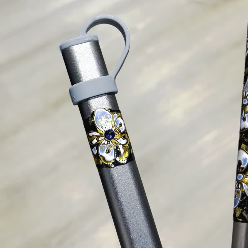 WENWENWORKS Premium Titanium Chopsticks - ตะเกียบ - โลหะ สีแดง