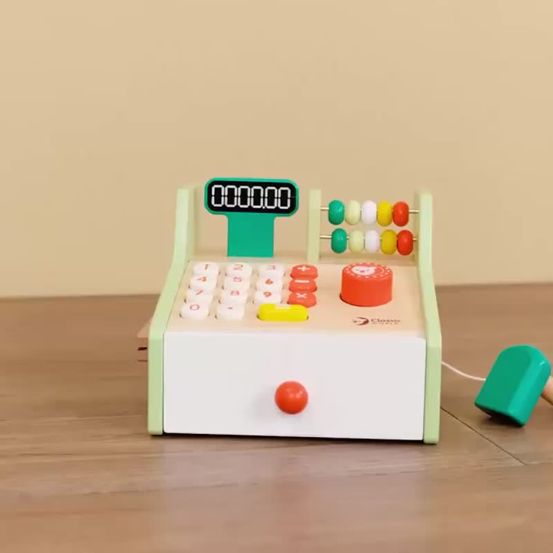 Cash Register - Kids' Toys - Wood Multicolor