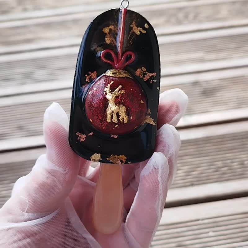 Ice cream ornament. Christmas tree toy - 彌月禮盒 - 木頭 