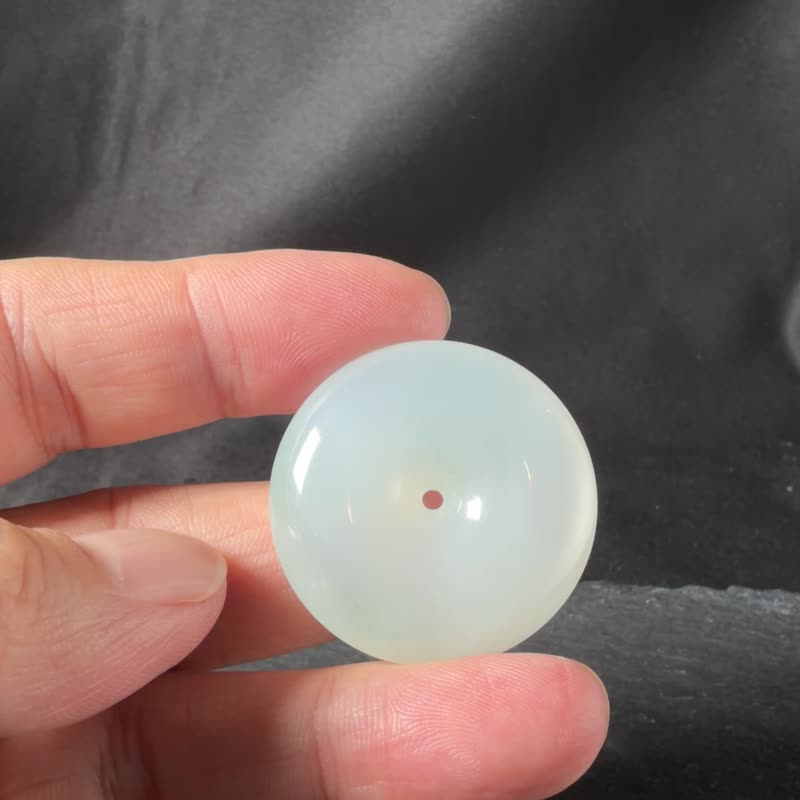 冰種平安扣 - 項鍊 - 玉石 透明