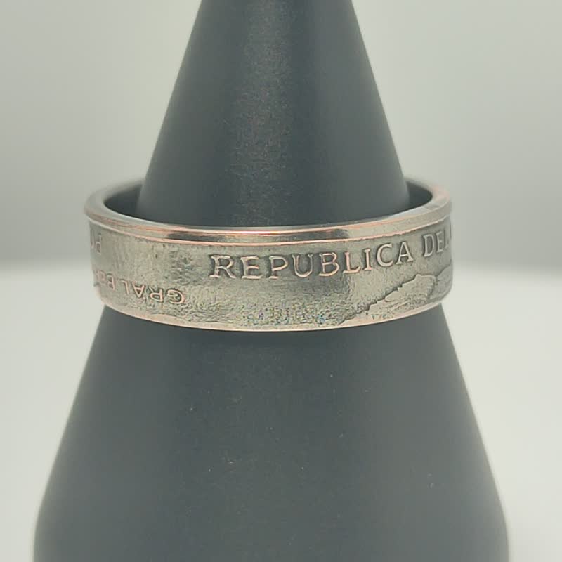 Paraguay Coin Ring 500 Guarani 2007 coin rings for men coin rings for women - 戒指 - 其他金屬 