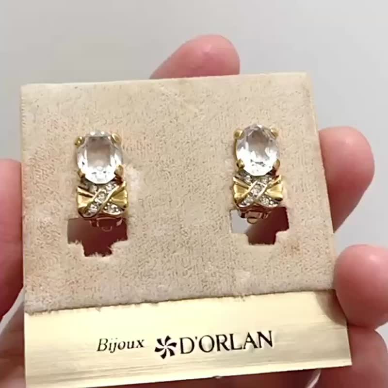 Dorlan精緻典雅耳環 - 耳環/耳夾 - 貴金屬 金色