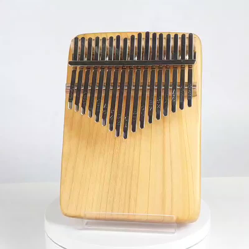 Arborvitae Thumb Piano/17-tone Thumb Piano/KALIMBA - กีตาร์เครื่องดนตรี - ไม้ สีทอง