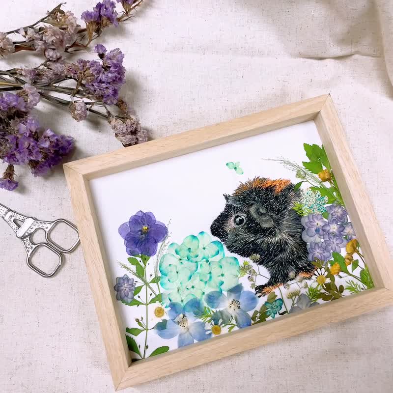 寵物刺繡拼押花框畫 - 相框/畫框 - 繡線 多色