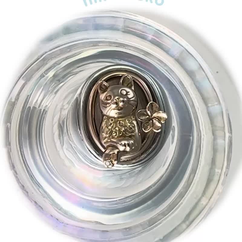 Mrs.A ring, silver925, k18 gold, brass - แหวนทั่วไป - โลหะ สีเงิน