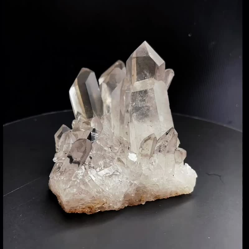 大師水晶超淨化白水晶簇 道水晶 艾希斯女神 時光隧道 通靈 窗子 - 擺飾/家飾品 - 水晶 透明