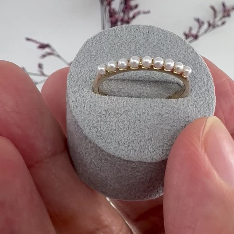 10K Ring with Beads - แหวนทั่วไป - เครื่องประดับ 