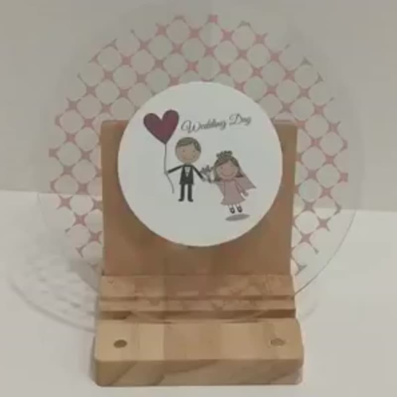 壓克力 LED 婚禮邀請卡 圓形白金Save your date新人 含紙信封 - 卡片/明信片 - 壓克力 金色