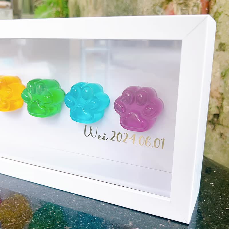 Cute little paw ornaments - Picture Frames - Resin 