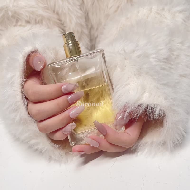 チェック柄の上品な大人可愛いネイルチップ100 - マニキュア・ネイル - レジン ピンク