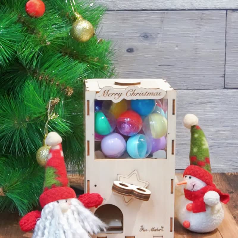 11/15-11/17 Christmas mini gashapon machine hand-made experience Pinkoi Design Fest - Woodworking / Bamboo Craft  - Wood 