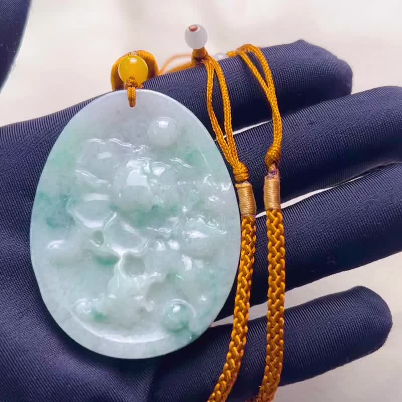 手工製作入門級翡翠玉項鍊 - 項鍊 - 寶石 多色