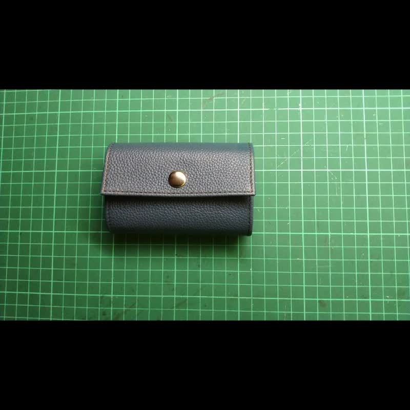 Organ fold credit card holder - ID & Badge Holders - Genuine Leather 