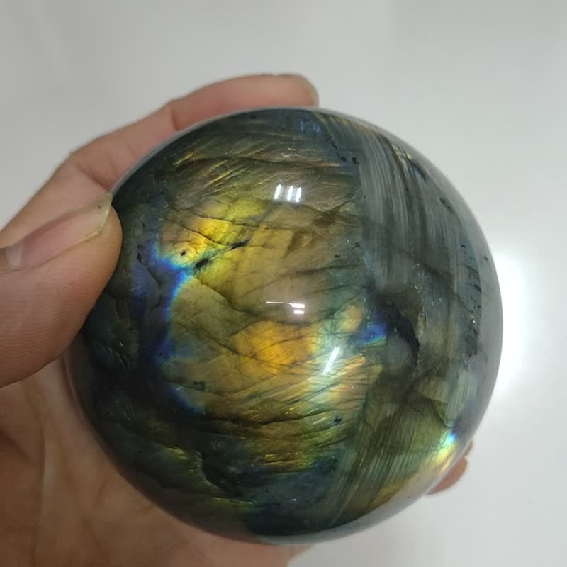 拉長石球L1(Labradorite)(光譜石 Spectrolite ) 礦石/水晶/靈修/ - 擺飾/家飾品 - 半寶石 