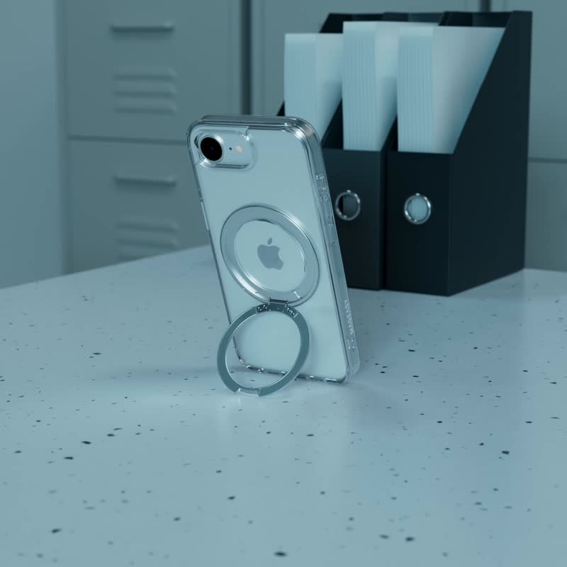 iPhone 16e MagStand 360 M 磁吸旋轉支架防摔手機殼 - 手機殼/手機套 - 塑膠 