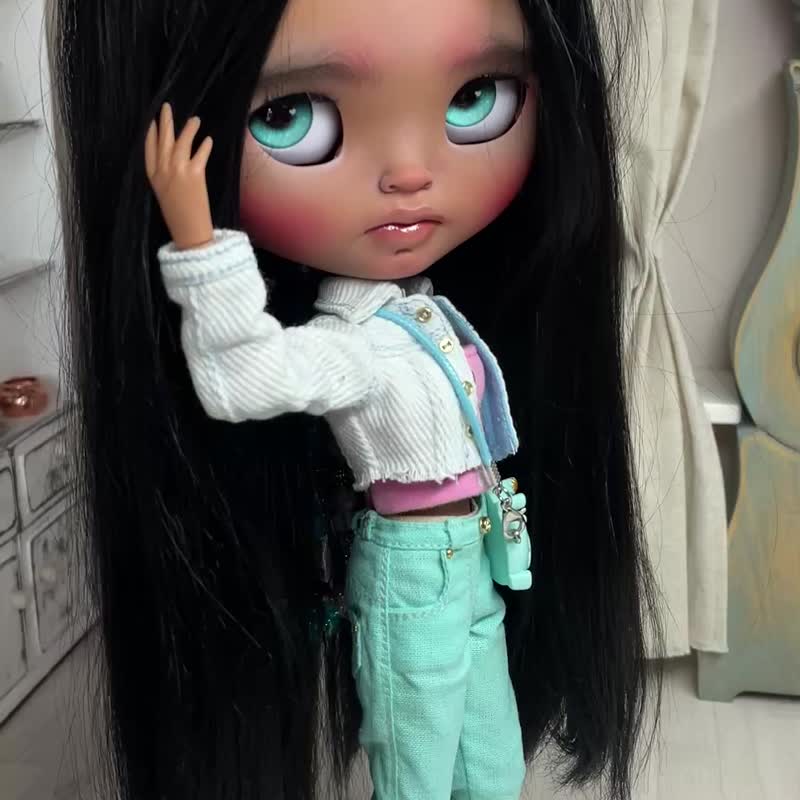 Blythe Fashionista Doll - 公仔/玩偶 - 塑膠 咖啡色